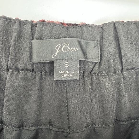 J. Crew Size Small Rose Pink Crushed Velvet Leopard Print Pull On Pencil Skirt - Picture 6 of 8